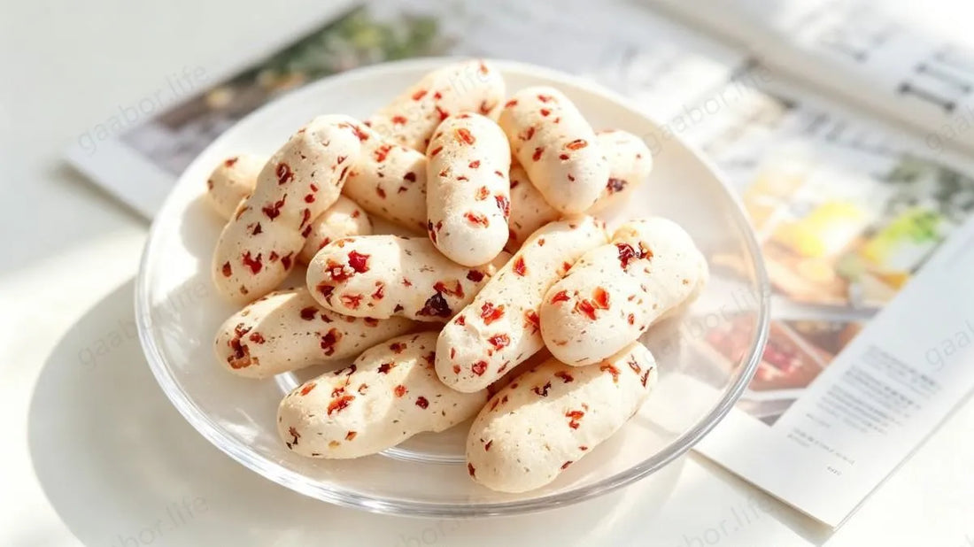Cranberry Mochi Finger Sticks