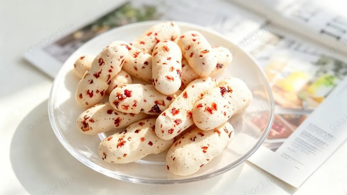 Cranberry Mochi Finger Sticks