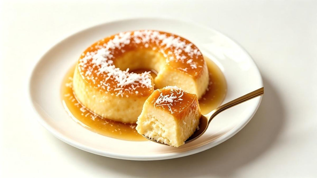 Air fryer Low-sugar Coconut Pudding Recipe