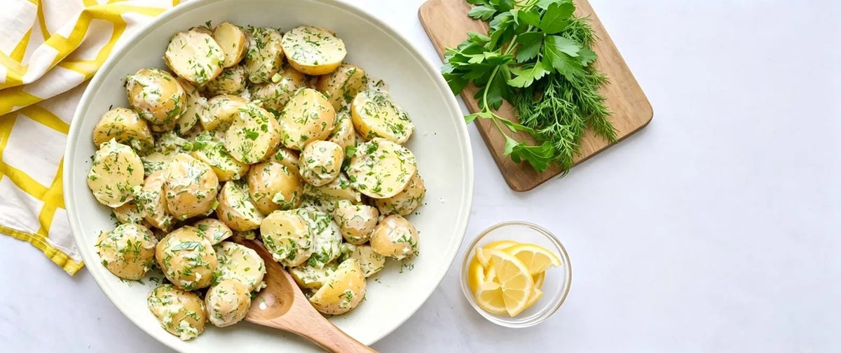 Tahini Vegan Potato Salad