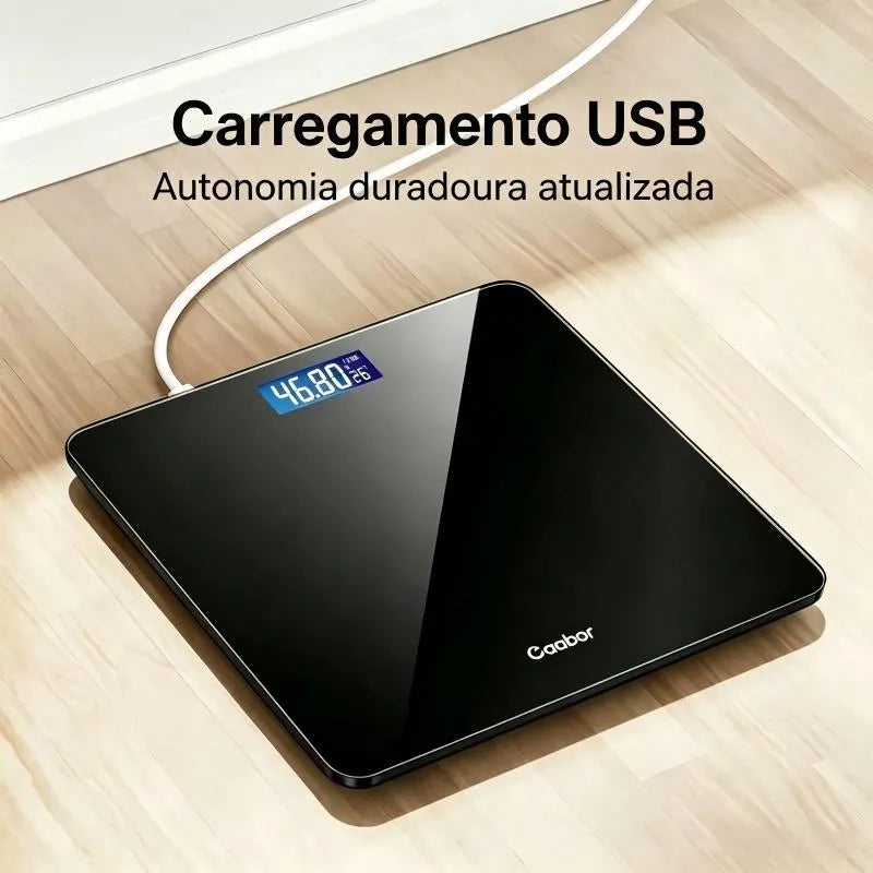 Balança Vital Pro Gaabor Digital Fita metrica de 1,5M GWS-M01A