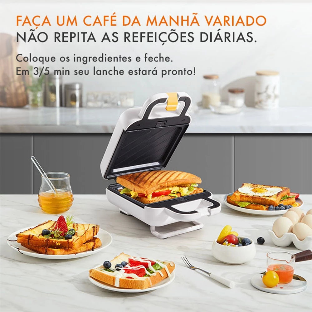 Gaabor Kit de Cozinha Portátil 3 em 1: Air Fryer, Sanduicheira e Liquidificador