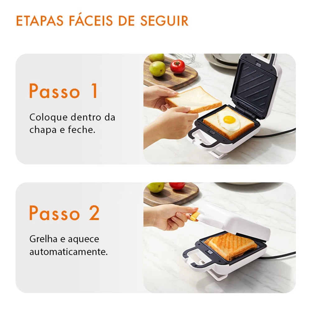 Gaabor Kit de Cozinha Portátil 3 em 1: Air Fryer, Sanduicheira e Liquidificador