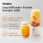 Gaabor Kit de Cozinha Portátil 3 em 1: Air Fryer, Sanduicheira e Liquidificador