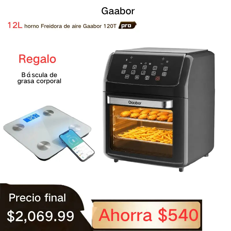 Gaabor Fritadeira Air Fryer​ Oven 12L 2000W AF-120T01