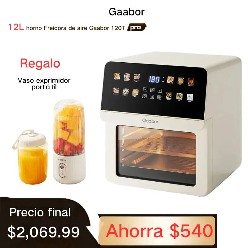 Fritadeira Air Fryer Forno Oven 12L Mondial Preto/Inox 2000W AF-120T02