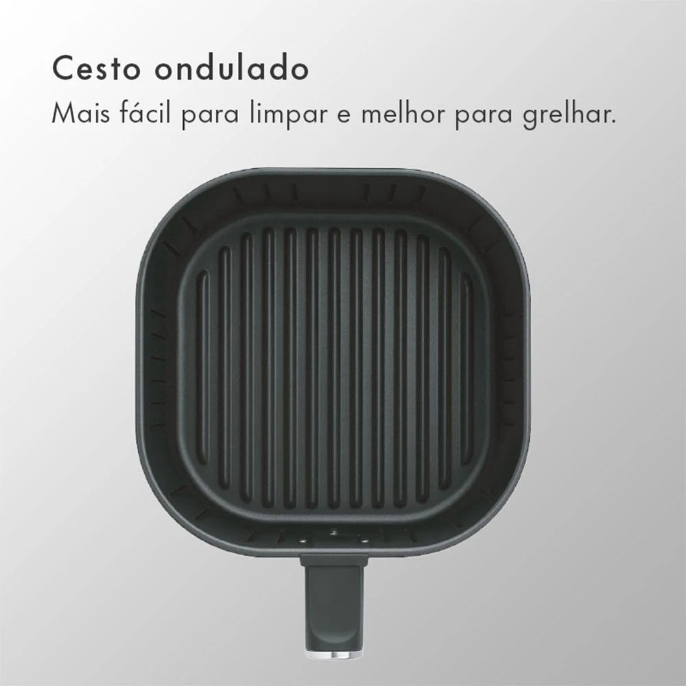 Gaabor Fritadeira Sem Óleo Duo 4,2L Analógica Visor Transparente Janela AF-45M02A