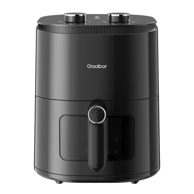 Gaabor Beautiful Black 10 in 1 5 Quart Non Toxic Glass Air Fryer 