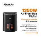 Gaabor Freidora de Aire Digital Inteligente 12 en 1 con Deshidratación 5 Litros AF-45T02A