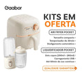 Kit Air Fryer Gaabor Pocket AF20M-YE01A + Copo Mixer FP03T-WH01A