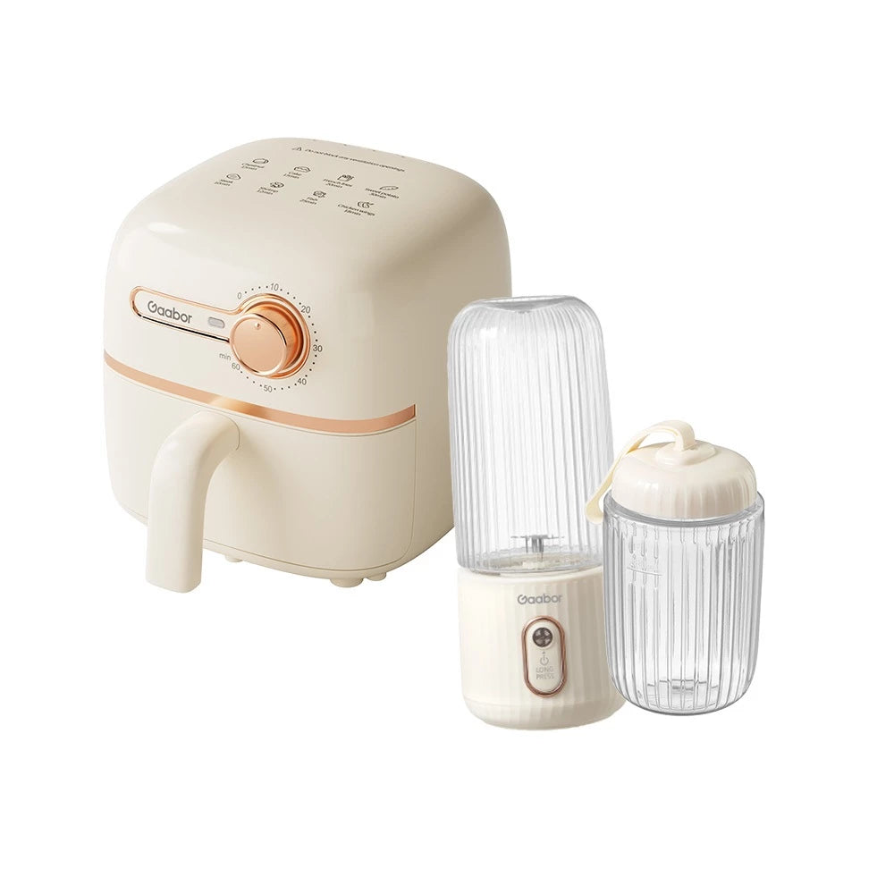 Kit Air Fryer Gaabor Pocket AF20M-YE01A + Copo Mixer FP03T-WH01A
