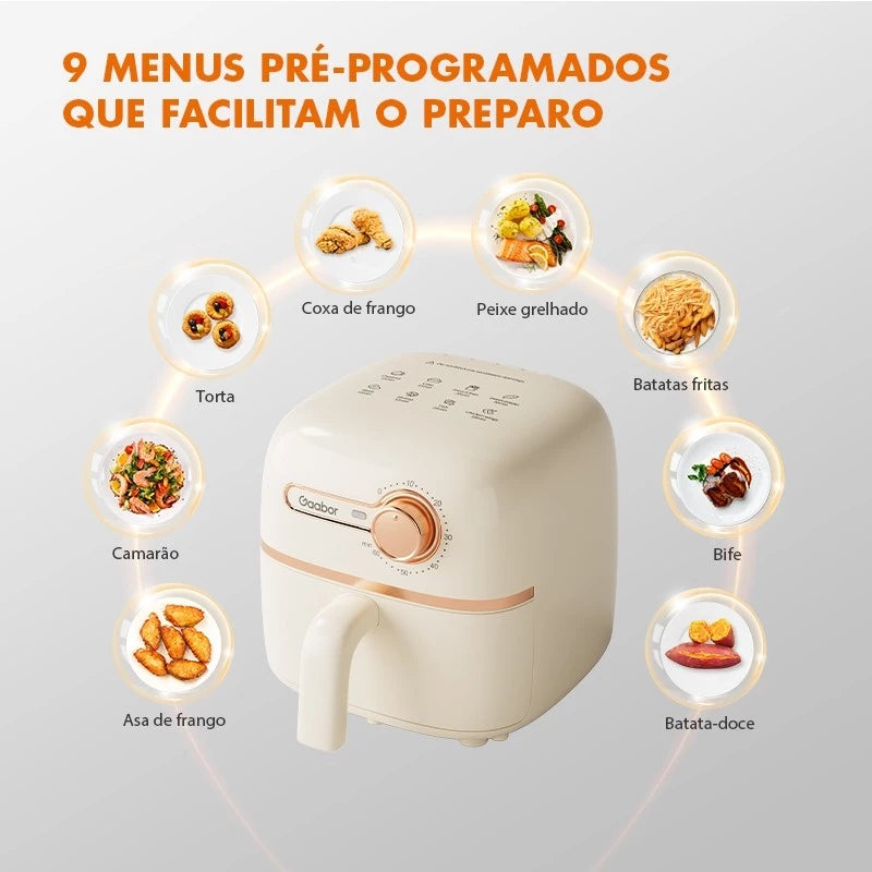 Kit Air Fryer Gaabor Pocket AF20M-YE01A + Copo Mixer FP03T-WH01A