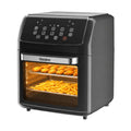 Black Glass Transparent Visualization Air Fryer Oven 12L Gaabor & Flavor and Convenience 