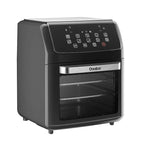 Black Glass Transparent Visualization Air Fryer Oven 12L Gaabor & Flavor and Convenience 
