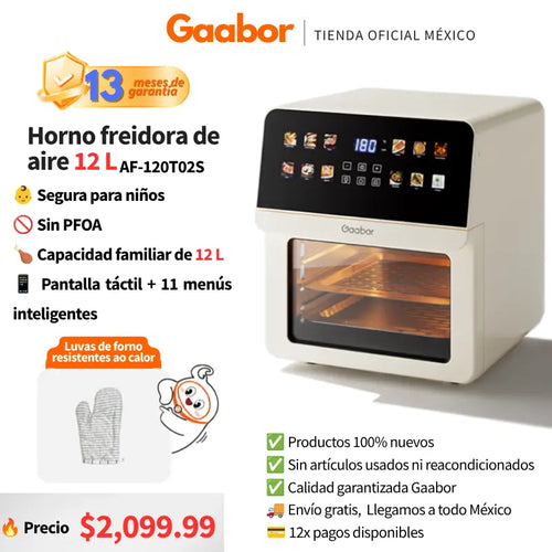 Gaabor Air Fryer Oven Forno 12 L 2000W AF-120T02
