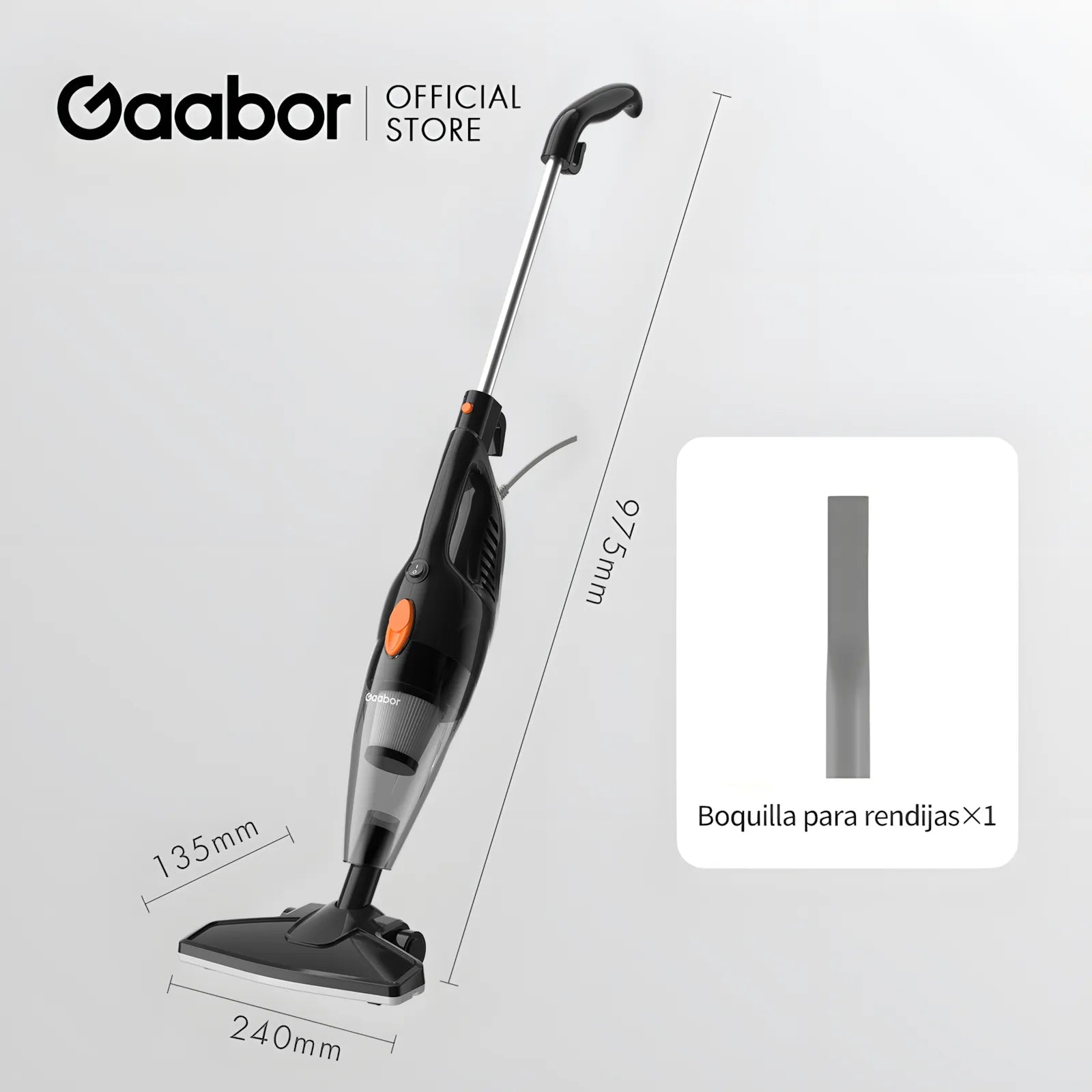 Aspiradora Gaabor 2 en 1 Smart Sweep GVCW-M15AS