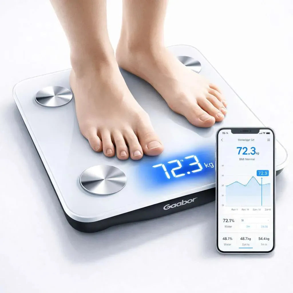 Balanza digital de grasa corporal para baño Gaabor GWS-M02A