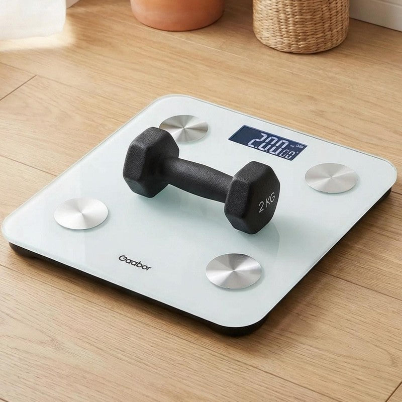 Balanza digital de grasa corporal para baño Gaabor GWS-M02A