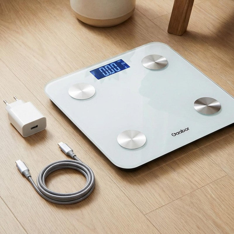 Balanza digital de grasa corporal para baño Gaabor GWS-M02A