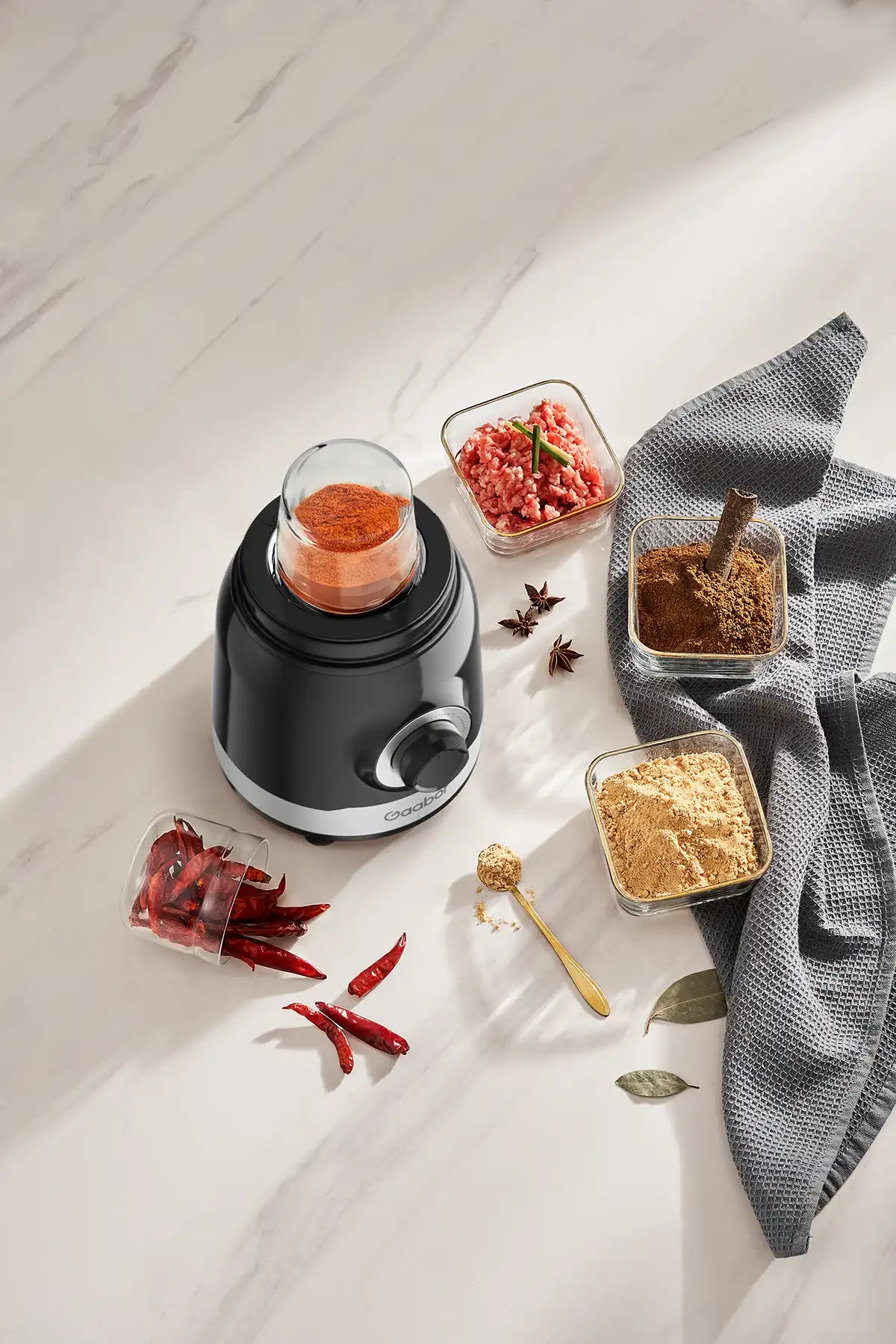 Gaabor Professional Blender and Food Processor with Cups JM-16M02A