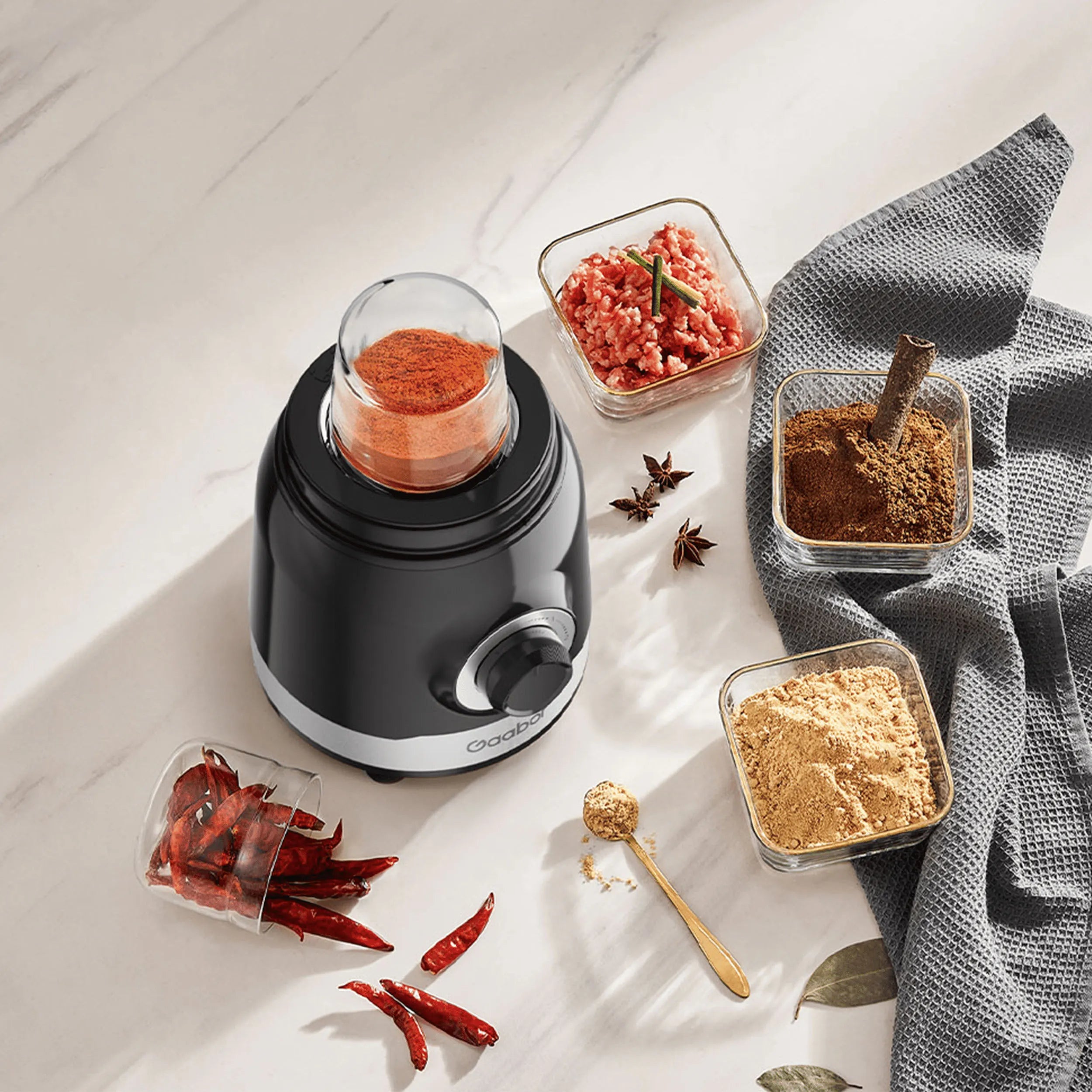 Gaabor JM-16M02A Black Blender 3 Cups, 3L, 900W