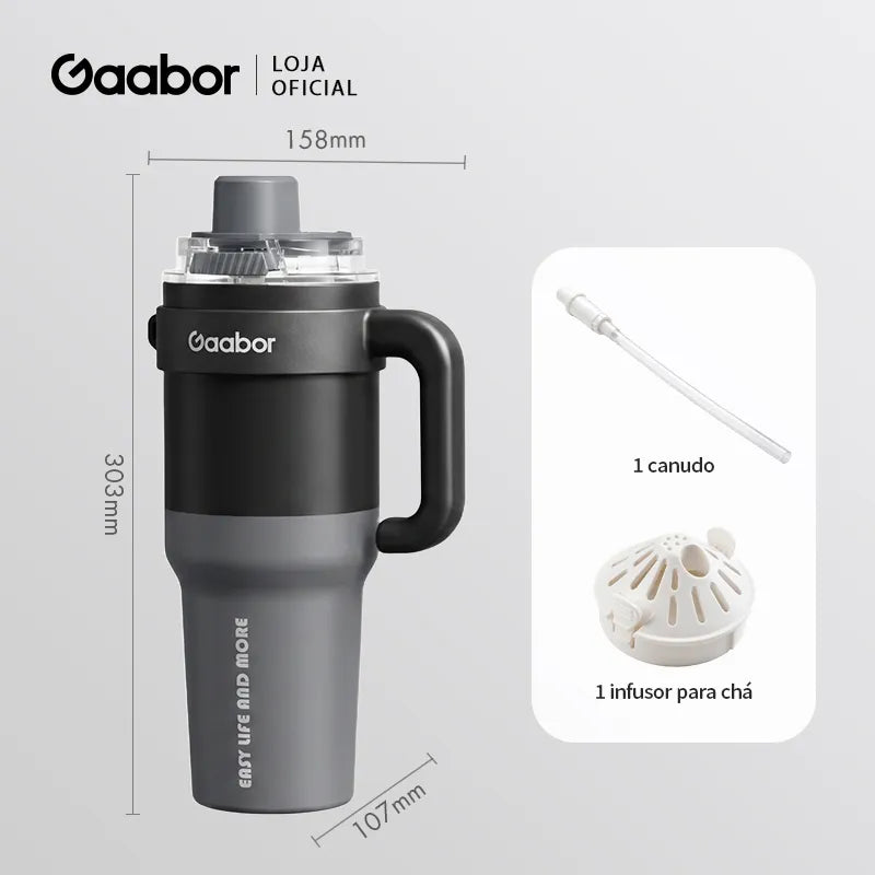 Copo de Água Portátil de Capacidade Extra Grande Gaabor TC-M01A