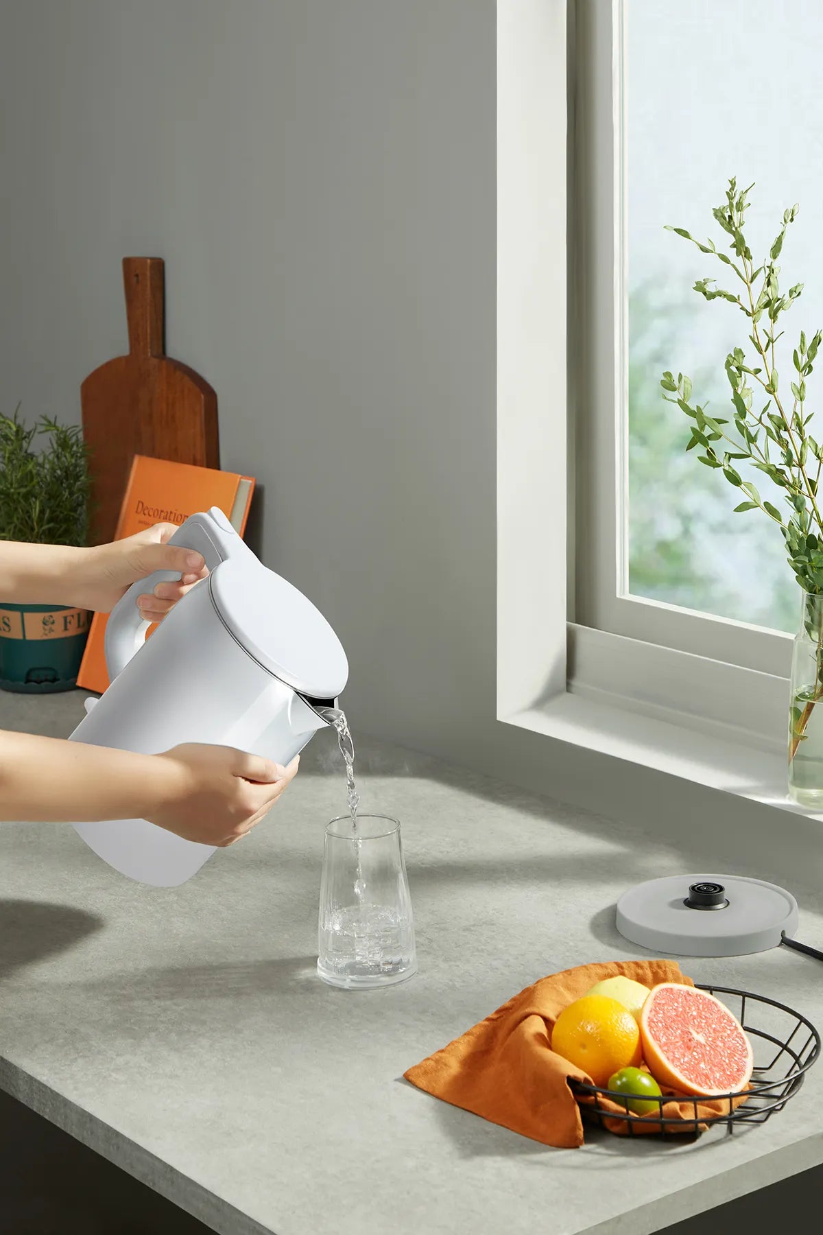Gaabor White Electric Kettle 2L EK20M-WH01A