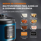 Gaabor Multifunctional 6L Electric Pressure Cooker 1000W 8 Functions RC-S60E01A