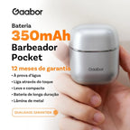Gaabor Silver Pocket Electric Shaver and Razor for Men ER-T01A