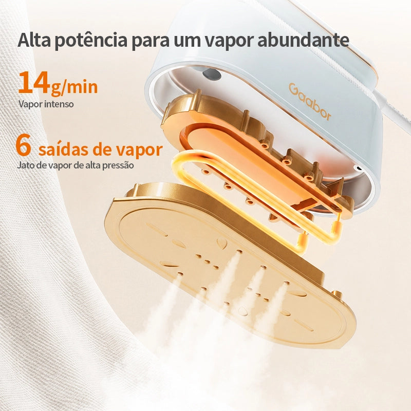 Ferro de passar portátil com gerador de vapor esterilizador Gaabor HM-M03A