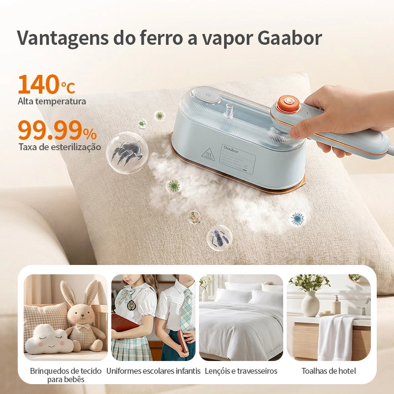 Ferro de passar portátil com gerador de vapor esterilizador Gaabor HM-M03A