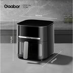 Fritadeira Air Fryer Gaabor 6.5L Tela Touch Colorida com agendamento conservação