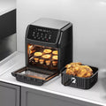 Fritadeira Air Fryer Oven Gaabor 12L Digital Preta 2000W com Janela, Luz Interna e Funções Forno