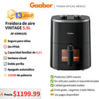 Gaabor Fritadeira Sem Óleo Duo 4,2L Analógica Visor Transparente Janela AF-45M02A