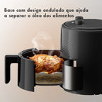Fritadeira Elétrica Gaabor 4L 1300W com Circulação de Ar 360°, Cozimento Uniforme, Timer, Temperatura e Desligamento Automático AF-40M02A