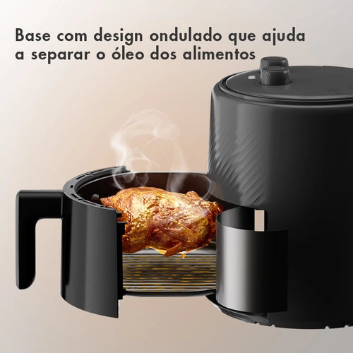 Fritadeira Elétrica Gaabor 4L 1300W com Circulação de Ar 360°, Cozimento Uniforme, Timer, Temperatura e Desligamento Automático AF-40M02A