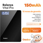 Gaabor Balanca Digital LED Grande Tela HD Ate 180kg Verde GWS-M03A