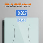 Gaabor Balanca Digital LED Grande Tela HD Ate 180kg Verde GWS-M03A