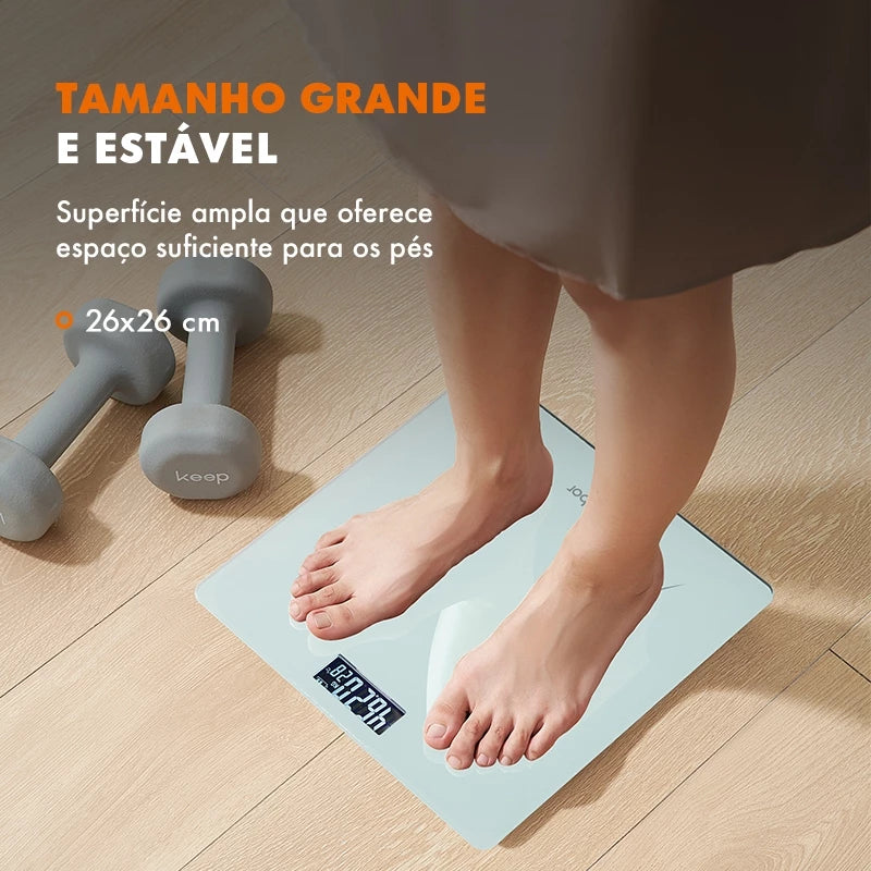 Gaabor Balanca Digital LED Grande Tela HD Ate 180kg Verde GWS-M03A