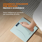 Gaabor Balanca Digital LED Grande Tela HD Ate 180kg Verde GWS-M03A