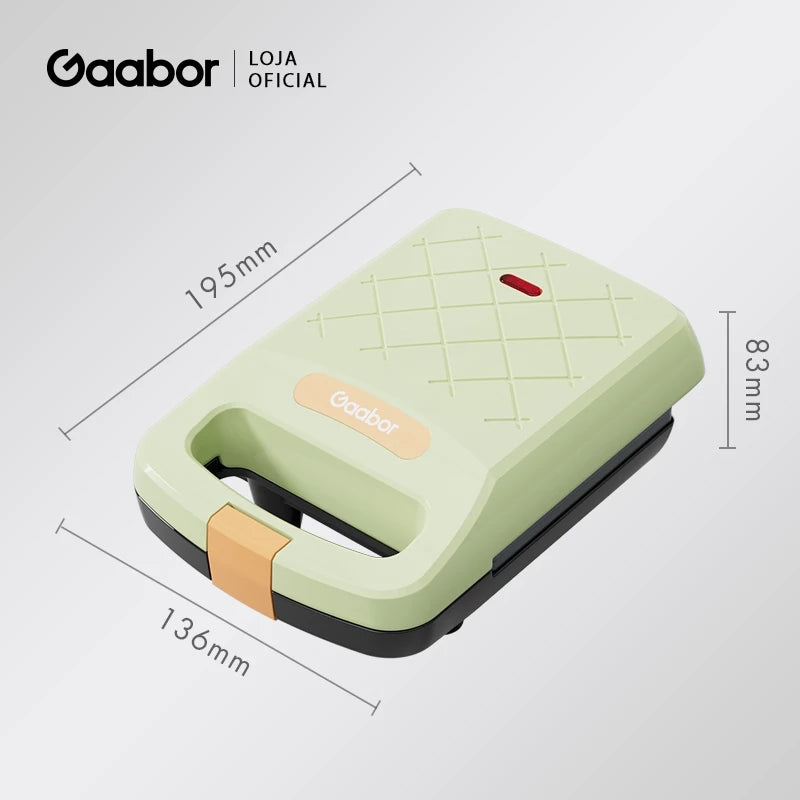 Gaabor Sanduicheira Automática Dupla Face Teflon 2 Min Pronta Entrega Bivolt EH-M02A