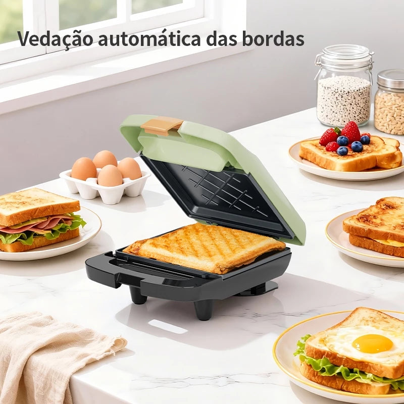Gaabor Sanduicheira Automática Dupla Face Teflon 2 Min Pronta Entrega Bivolt EH-M02A