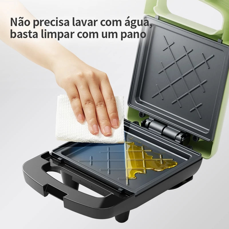 Gaabor Sanduicheira Automática Dupla Face Teflon 2 Min Pronta Entrega Bivolt EH-M02A