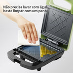 Gaabor Sanduicheira Automática Dupla Face Teflon 2 Min Pronta Entrega Bivolt EH-M02A
