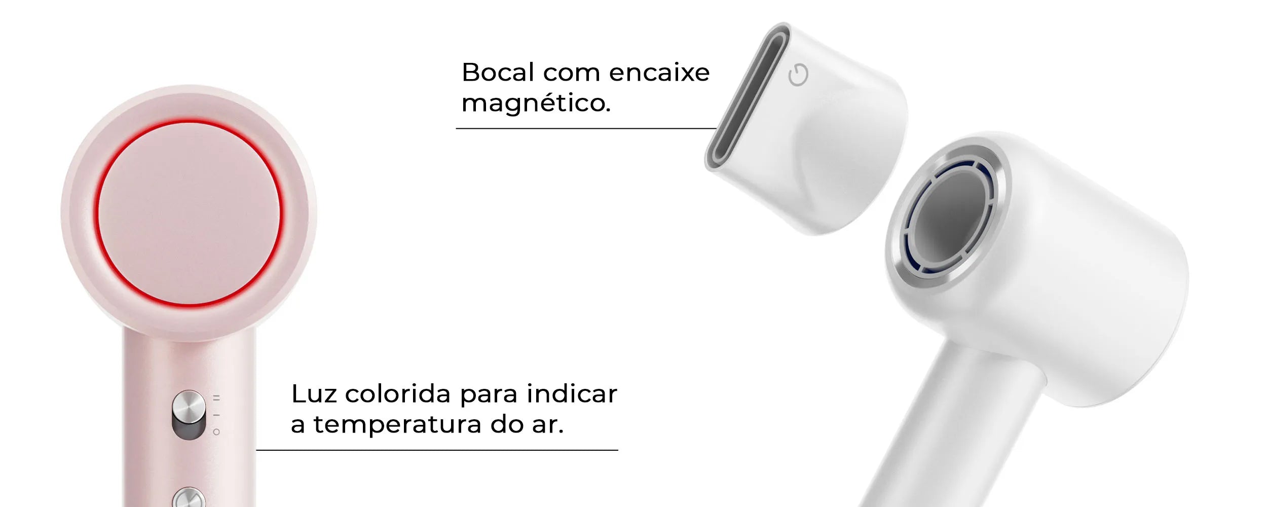 Gaabor Professional Ionic Hair Dryer Pink with Diffuser HD-M02B