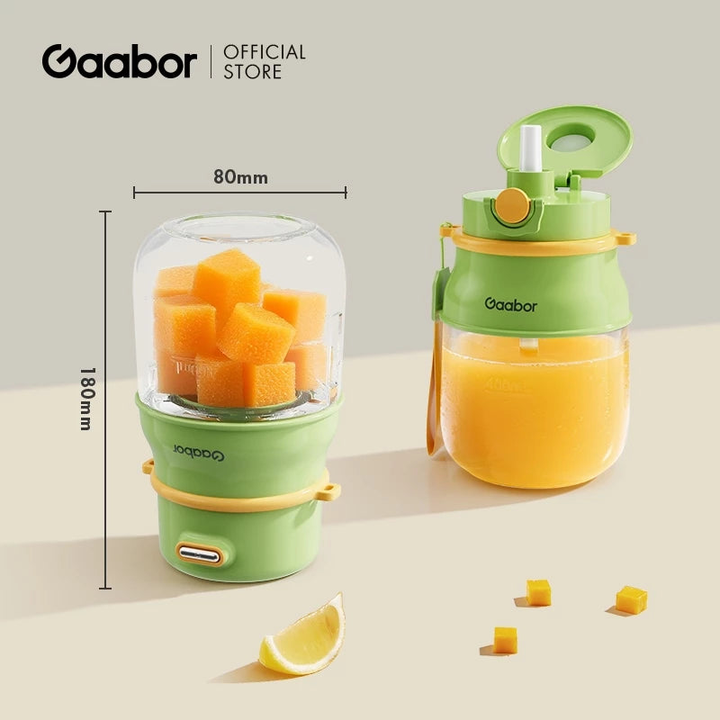 Liquidificador portátil Gaabor 1000ml 720ml 26 lâminas 17200 RPM Tipo C 1500mAh Copo misturador JM-M01A