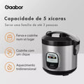 Gaabor Panela Elétrica de Arroz 2 em 1 1L com Cestinha de Vapor Cozinha Antiaderente RC-20M01A