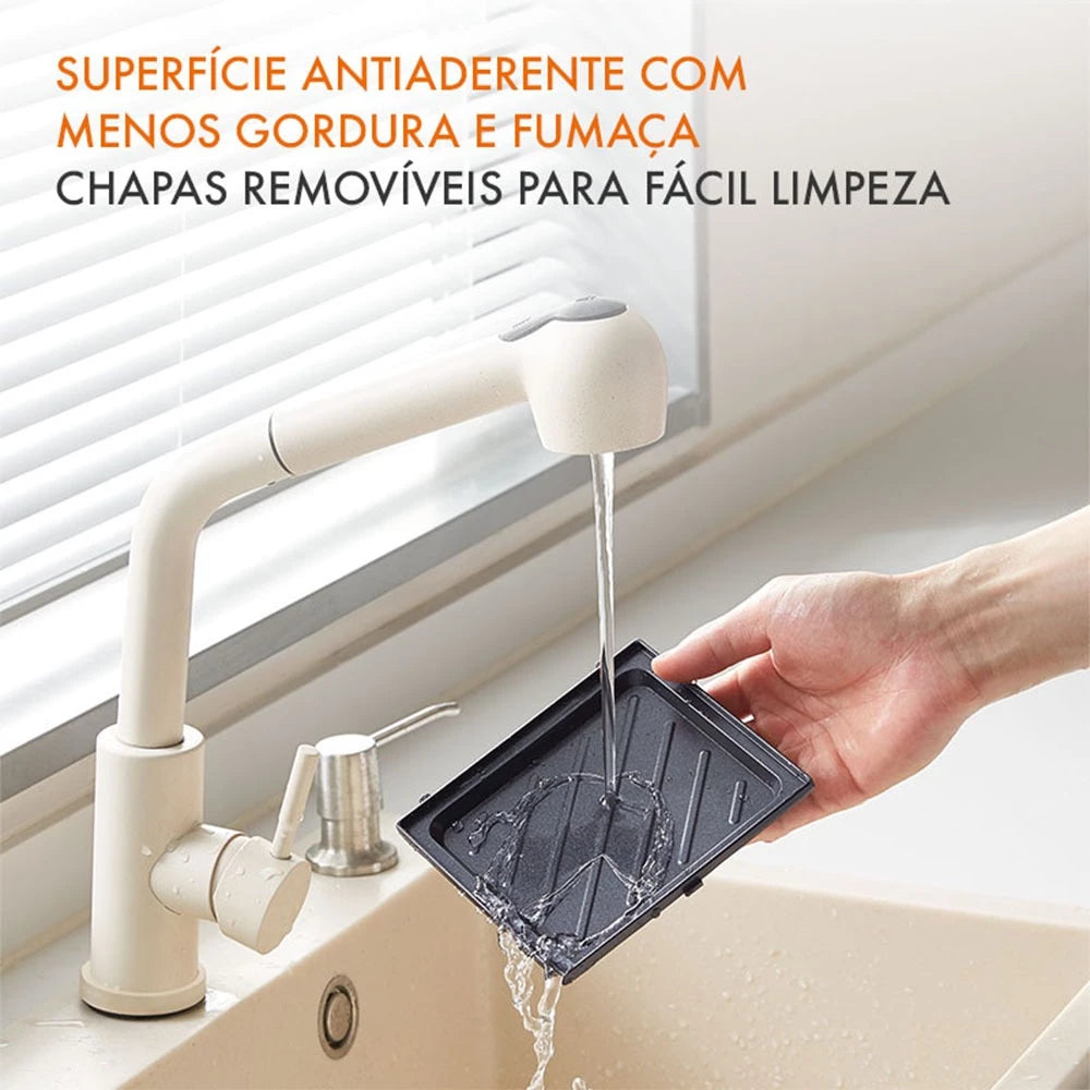 Kit Panela de Arroz Gaabor Marinus RC50M + Sanduicheira Pocket SM60M