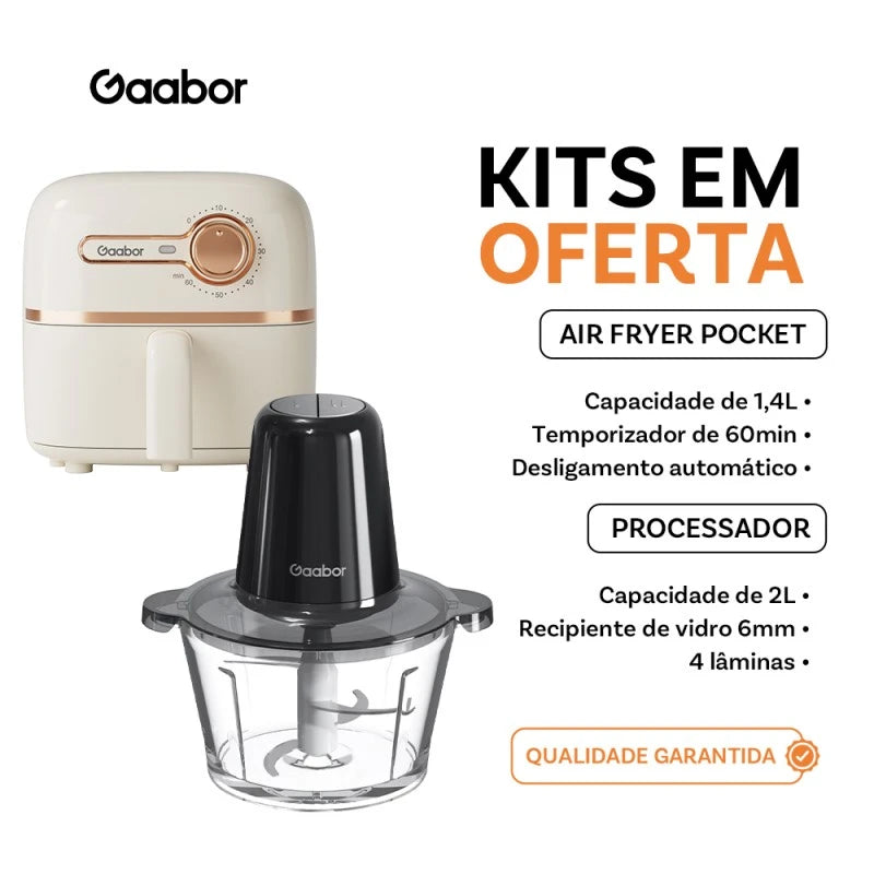 gaabor Processador Multislice + Air
Fryer Pocket