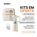 Kit Fritadeira Elétrica de Bolso e Liquidificador Gaabor SMOOVE